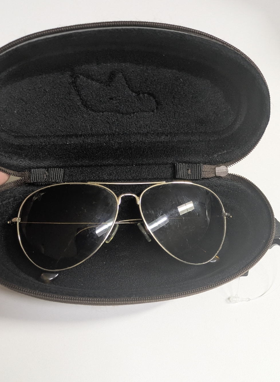Maui Jim MJ-264-16 Mavericks Aviator Sunglasses Brown